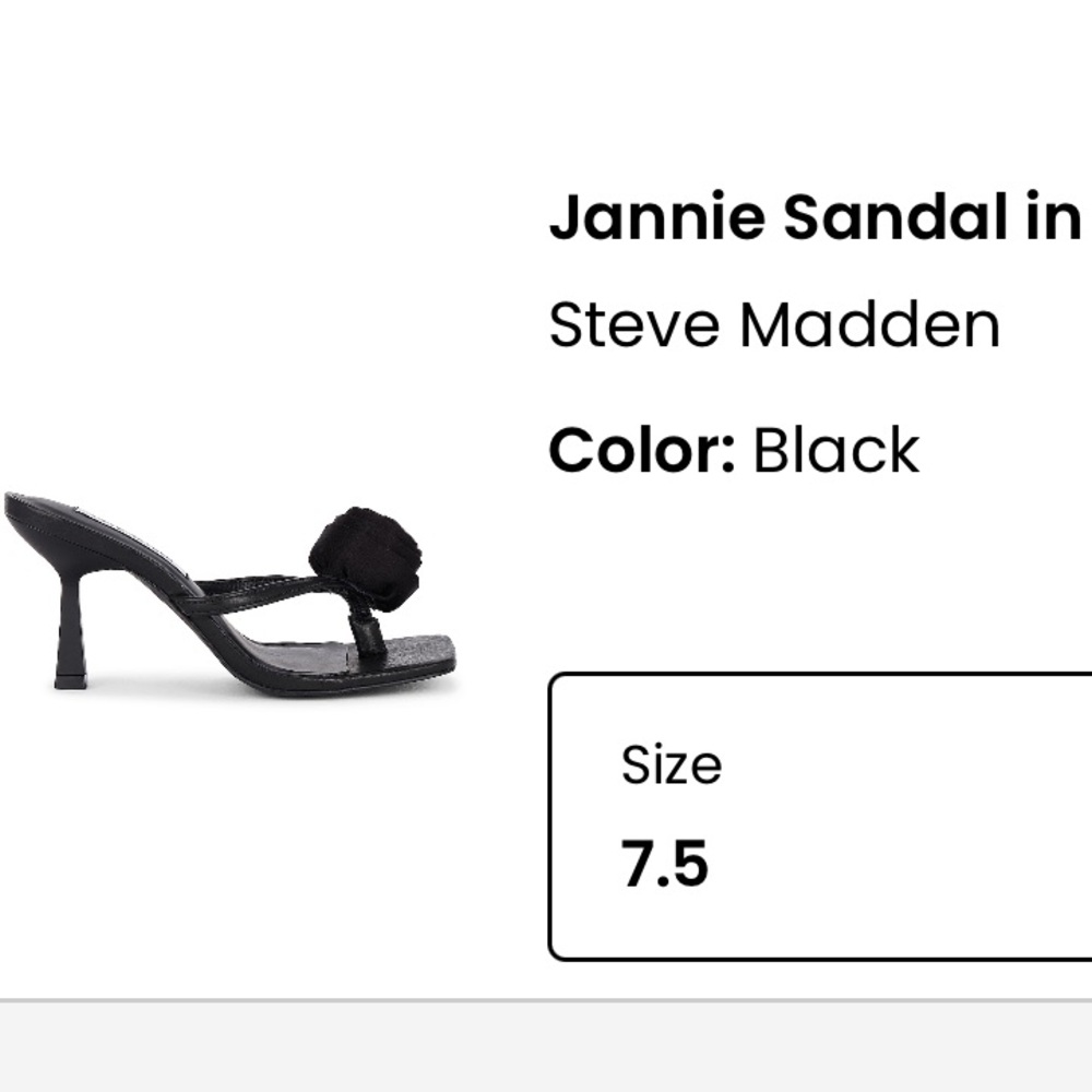 Steve Madden Jannie Heeled Sandals Size 7.5 - Picture 8 of 11